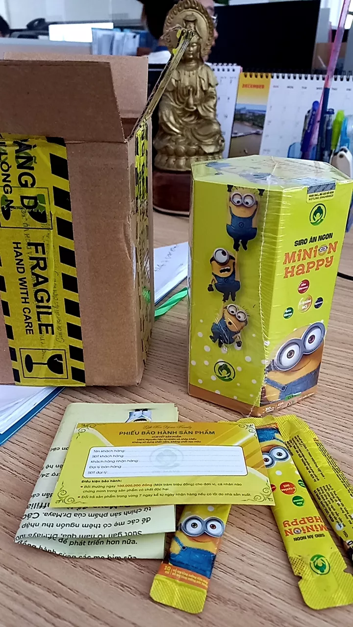 siro ăn ngon minion happy có tốt không