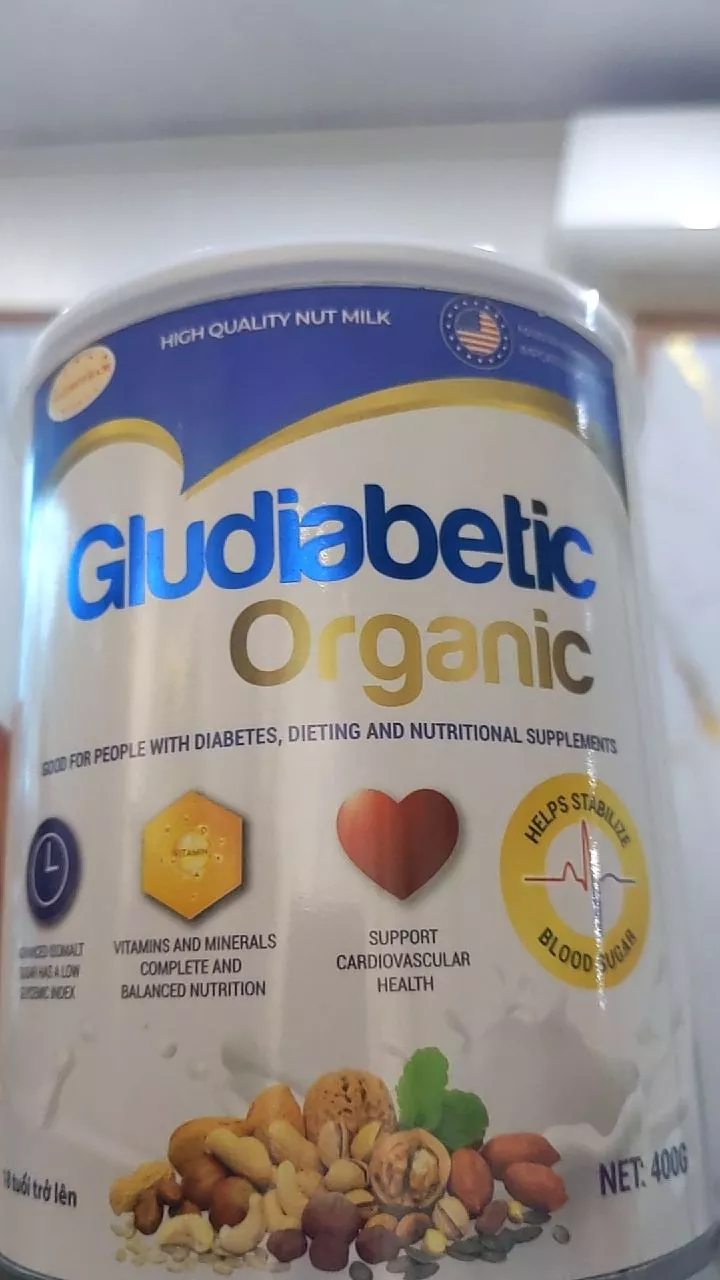 Sữa hạt Tiểu Đường Gludiabetic Organic